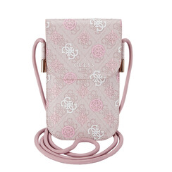 Guess Wallet tas Multicolor print on 4G - Roze