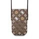 Guess Guess Wallet sac Multicolor print on 4G - Marron Guess Guess Wallet sac Multicolor print on 4G - Marron
