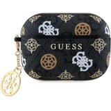 Guess Guess Airpods Pro & Pro 2 Case - Peony on 4G - Black