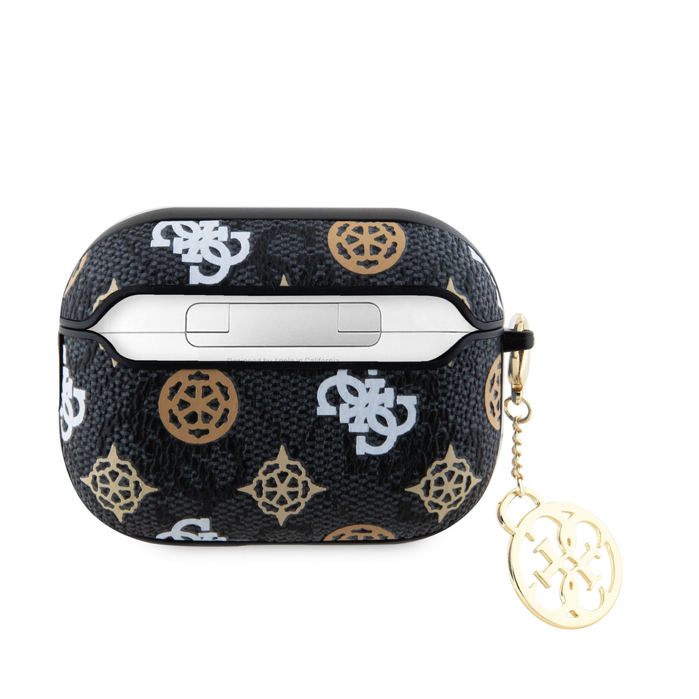 Guess Guess AirPods Pro & Pro 2 Case - Peony on 4G - Zwart, foto 2 van 3