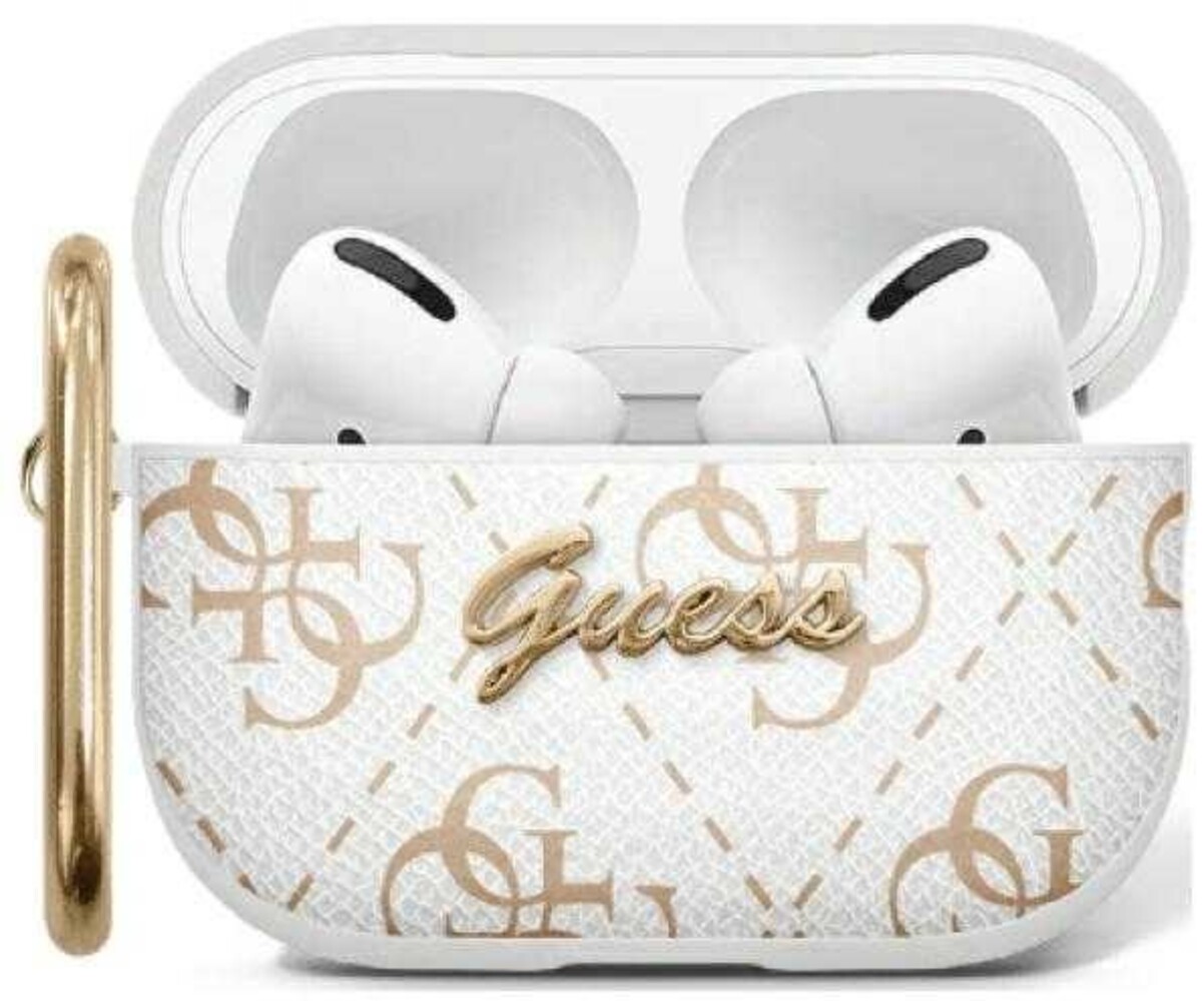 Guess Guess Airpods Pro & Pro 2 Case - 4G hook - White Guess Guess Airpods Pro & Pro 2 Case - 4G hook - White