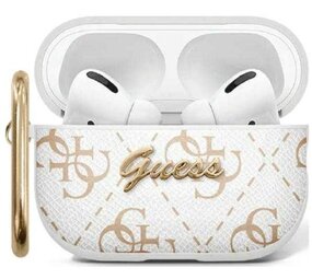 Guess Guess AirPods Pro & Pro 2 Case - 4G hook - Wit