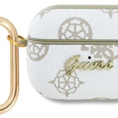 Guess AirPods Pro & Pro 2 Case - 4G hook - Wit
