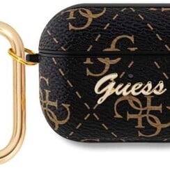 Guess Airpods Pro & Pro 2  Case - 4G hook - Schwarz