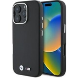 BMW BMW iPhone 16 Pro Max Back-Cover hul - Smooth Full Wrapped Metal - Schwarz BMW BMW iPhone 16 Pro Max Back-Cover hul - Smooth Full Wrapped Metal - Schwarz