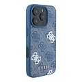 Guess Guess iPhone 16 Pro Backcover hoesje Magsafe - Peony on 4G - Blauw