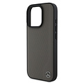 Mercedes-Benz Mercedes-Benz iPhone 16 Pro Back cover coque Magsafe- Real leather - Brune
