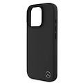 Mercedes-Benz Mercedes-Benz iPhone 16 Pro Back-Cover hul - Magsafe - Real leathe - Schwarz