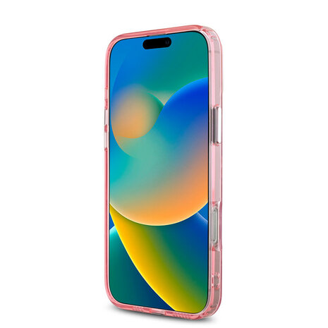 Karl Lagerfeld Karl Lagerfeld iPhone 16 Pro Max Back cover case - Magsafe IML metal - Pink Karl Lagerfeld Karl Lagerfeld iPhone 16 Pro Max Back cover case - Magsafe IML metal - Pink