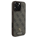 Guess Guess iPhone 16 Pro Max Back cover coque Magsafe PU 4G - Marron