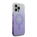 Guess Guess iPhone 16 Pro Max Back cover coque Magsafe IML glitter gradient - Violet