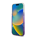 Guess Guess iPhone 16 Pro Max Backcover hoesje Magsafe IML glitter gradient - Paars