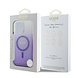 Guess Guess iPhone 16 Pro Max Back cover case - Magsafe IML glitter gradient - Purple Guess Guess iPhone 16 Pro Max Back cover case - Magsafe IML glitter gradient - Purple