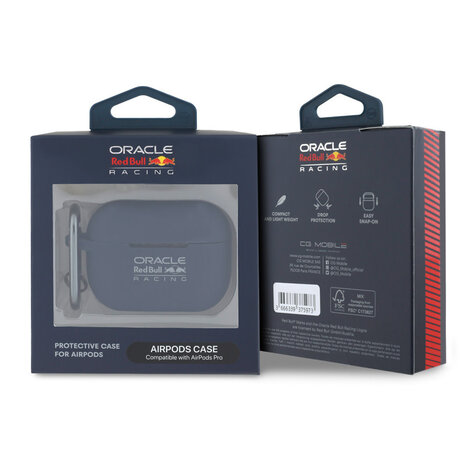 Red Bull Racing Red Bull Racing AirPods Pro & Pro 2 Case - Silicone - Navy