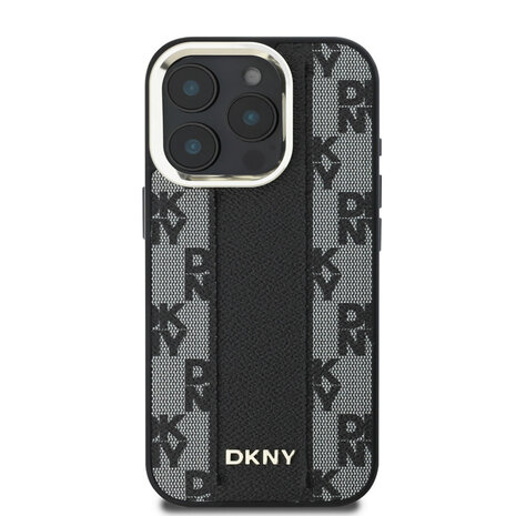 DKNY DKNY iPhone 16 Pro Backcover hoesje Magsafe - Checkered Pattern - Zwart DKNY DKNY iPhone 16 Pro Backcover hoesje Magsafe - Checkered Pattern - Zwart