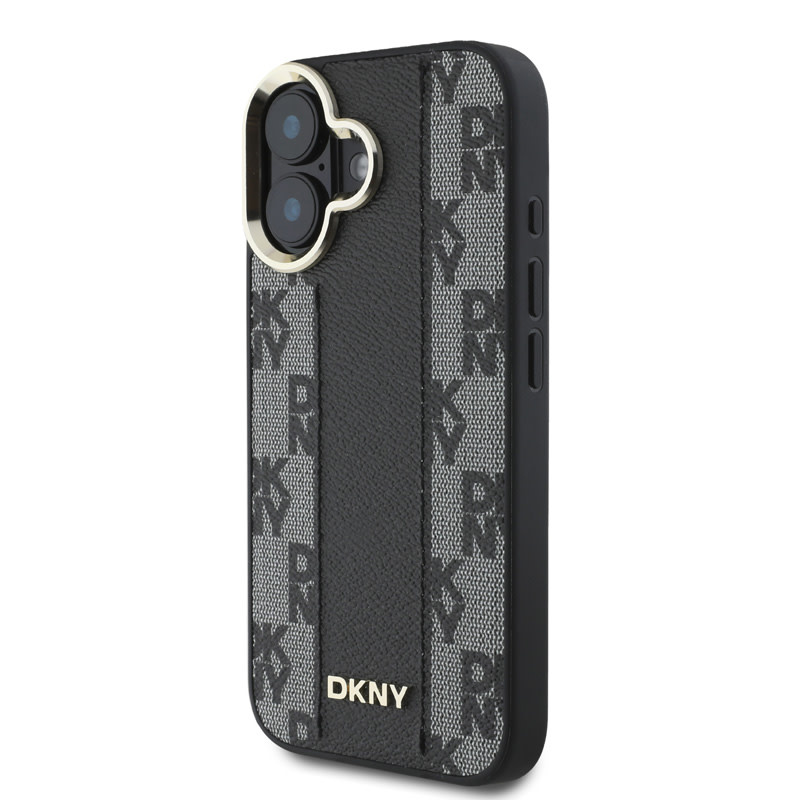 DKNY DKNY iPhone 16 Backcover hoesje Magsafe - Checkered Pattern - Zwart, foto 2 van 6