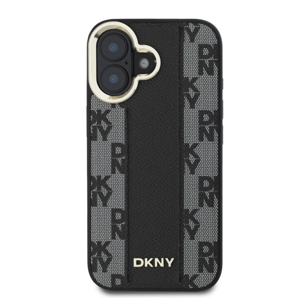 DKNY DKNY iPhone 16 Back cover case - Magsafe - Checkered Pattern - Black DKNY DKNY iPhone 16 Back cover case - Magsafe - Checkered Pattern - Black