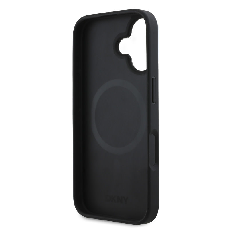 DKNY DKNY iPhone 16 Backcover hoesje Magsafe - Checkered Pattern - Zwart, foto 6 van 6
