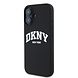 DKNY DKNY iPhone 16 Back-Cover hul - Magsafe - Liquid Silicone - White Arch Logo - Schwarz DKNY DKNY iPhone 16 Back-Cover hul - Magsafe - Liquid Silicone - White Arch Logo - Schwarz