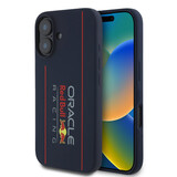 Red Bull Racing Red Bull Racing iPhone 16 Back cover case - Magsafe - Liquid Silicone - Big vertical Logo - Navy