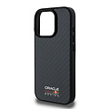 Red Bull Racing Red Bull Racing iPhone 16 Pro Max Back cover case - Magsafe - Carbon Fiber - Shiny logo - Black