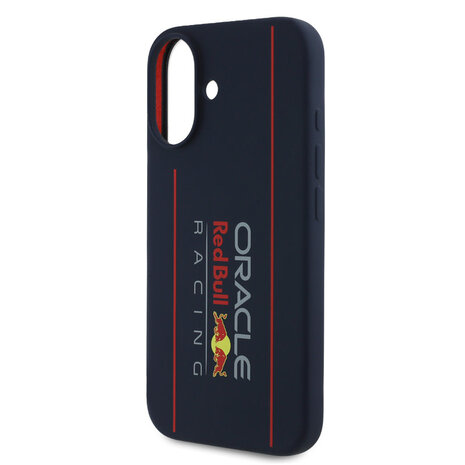 Red Bull Racing Red Bull Racing iPhone 16 Backcover hoesje Magsafe - Liquid Silicone - Big vertical Logo - Navy Red Bull Racing Red Bull Racing iPhone 16 Backcover hoesje Magsafe - Liquid Silicone - Big vertical Logo - Navy