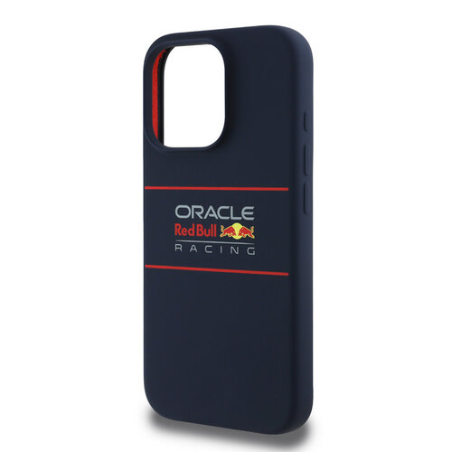 Red Bull Racing Red Bull Racing iPhone 16 Pro Backcover hoesje Magsafe - Liquid Silicone - Horizontal Logo - Navy