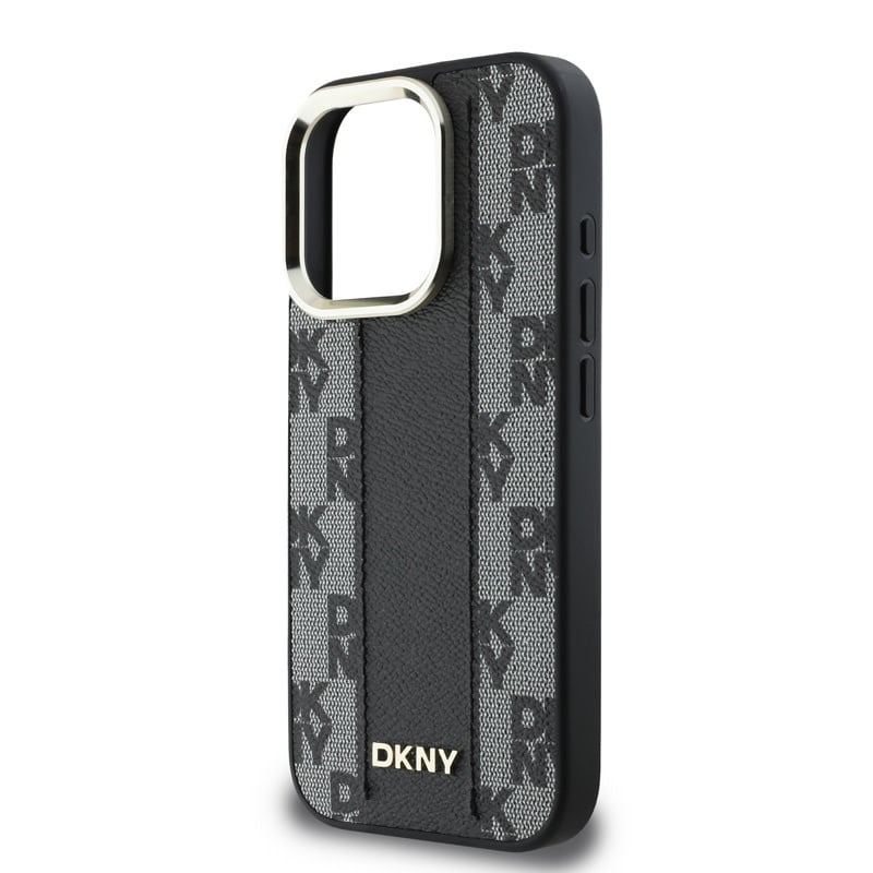 DKNY DKNY iPhone 16 Pro Backcover hoesje Magsafe - Checkered Pattern - Zwart, foto 5 van 6