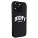 DKNY DKNY iPhone 16 Pro Back-Cover hul - Magsafe - Liquid Silicone - White Arch Logo - Schwarz DKNY DKNY iPhone 16 Pro Back-Cover hul - Magsafe - Liquid Silicone - White Arch Logo - Schwarz