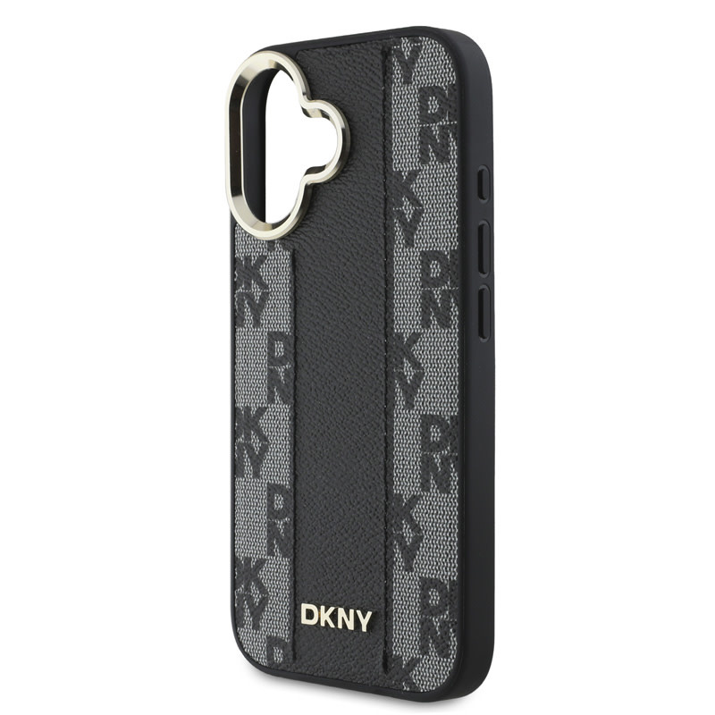 DKNY DKNY iPhone 16 Backcover hoesje Magsafe - Checkered Pattern - Zwart, foto 5 van 6