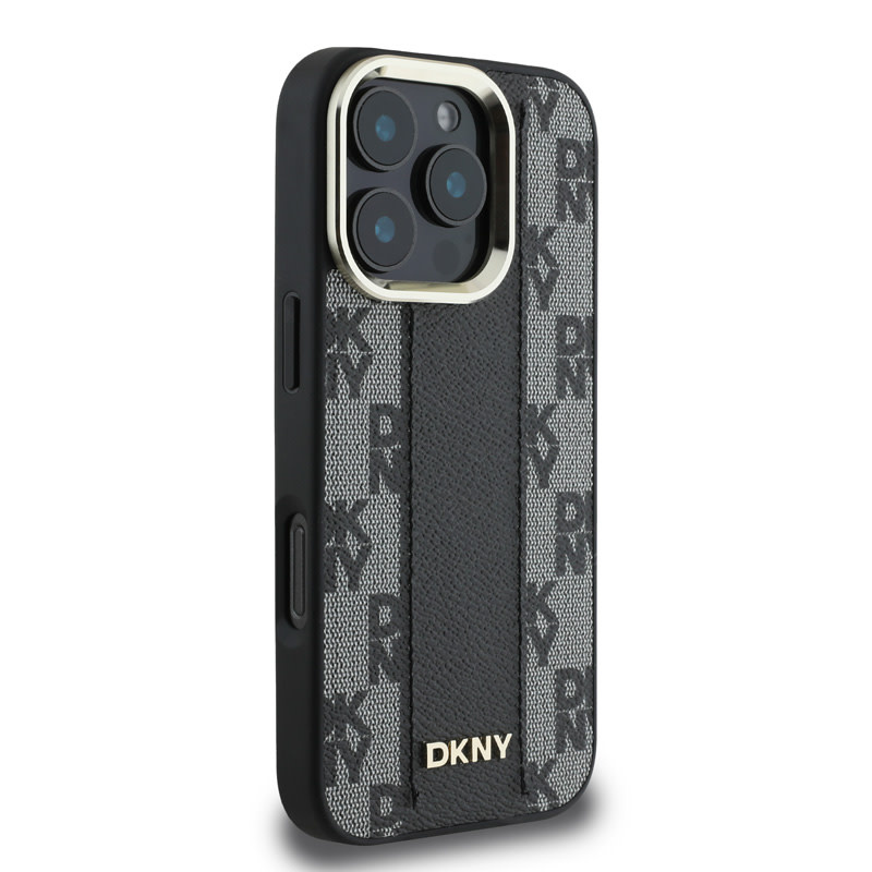 DKNY DKNY iPhone 16 Pro Max Backcover hoesje Magsafe - Checkered Pattern - Zwart, foto 4 van 6