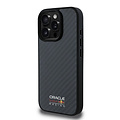 Red Bull Racing Red Bull Racing iPhone 16 Pro Back-Cover hul - Magsafe - Carbon Fiber - Shiny logo - Schwarz