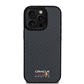 Red Bull Racing Red Bull Racing iPhone 16 Pro Back-Cover hul - Magsafe - Carbon Fiber - Shiny logo - Schwarz