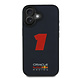 Red Bull Racing Red Bull Racing iPhone 16 Backcover hoesje Magsafe Meshed - 3D Rubber Number 1 - Navy Red Bull Racing Red Bull Racing iPhone 16 Backcover hoesje Magsafe Meshed - 3D Rubber Number 1 - Navy