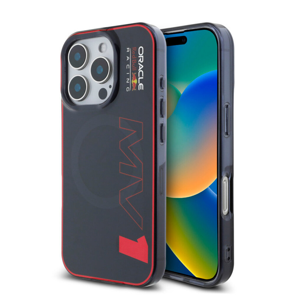 Red Bull Racing iPhone 16 Pro Max Backcover hoesje Magsafe Double Layer - MV 1 - Navy Red Bull Racing iPhone 16 Pro Max Backcover hoesje Magsafe Double Layer - MV 1 - Navy