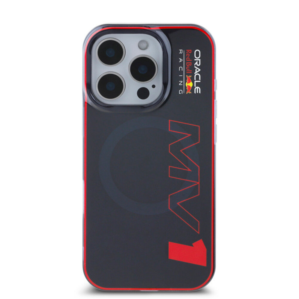 Red Bull Racing iPhone 16 Pro Max Backcover hoesje Magsafe Double Layer - MV 1 - Navy Red Bull Racing iPhone 16 Pro Max Backcover hoesje Magsafe Double Layer - MV 1 - Navy