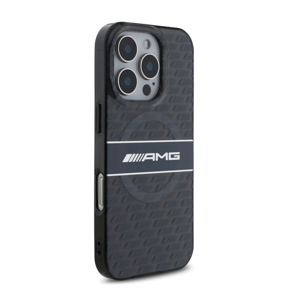 AMG AMG iPhone 16 Pro Backcover hoesje Double layer - Magsafe - Transparant AMG AMG iPhone 16 Pro Backcover hoesje Double layer - Magsafe - Transparant