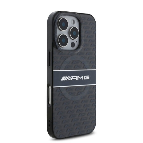 AMG AMG iPhone 16 Pro Backcover hoesje Double layer - Magsafe - Transparant AMG AMG iPhone 16 Pro Backcover hoesje Double layer - Magsafe - Transparant