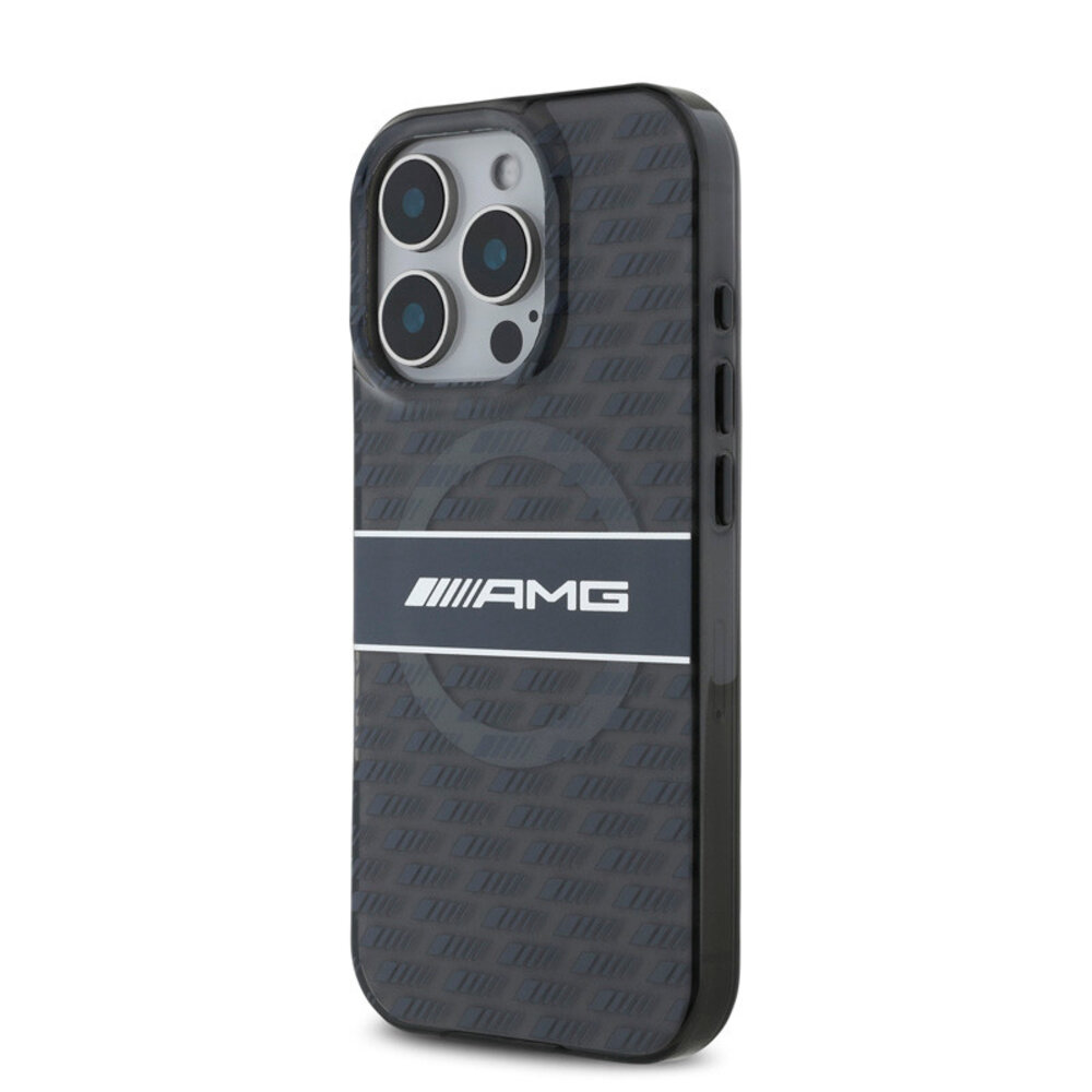 AMG AMG iPhone 16 Pro Backcover hoesje Double layer - Magsafe - Transparant AMG AMG iPhone 16 Pro Backcover hoesje Double layer - Magsafe - Transparant