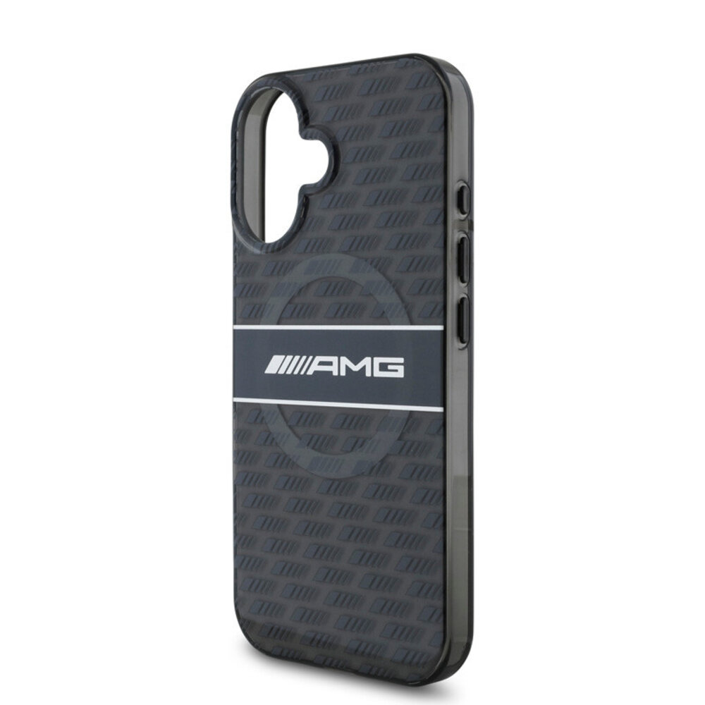 AMG AMG iPhone 16 Back cover case - Double layer - Magsafe - Transparent AMG AMG iPhone 16 Back cover case - Double layer - Magsafe - Transparent