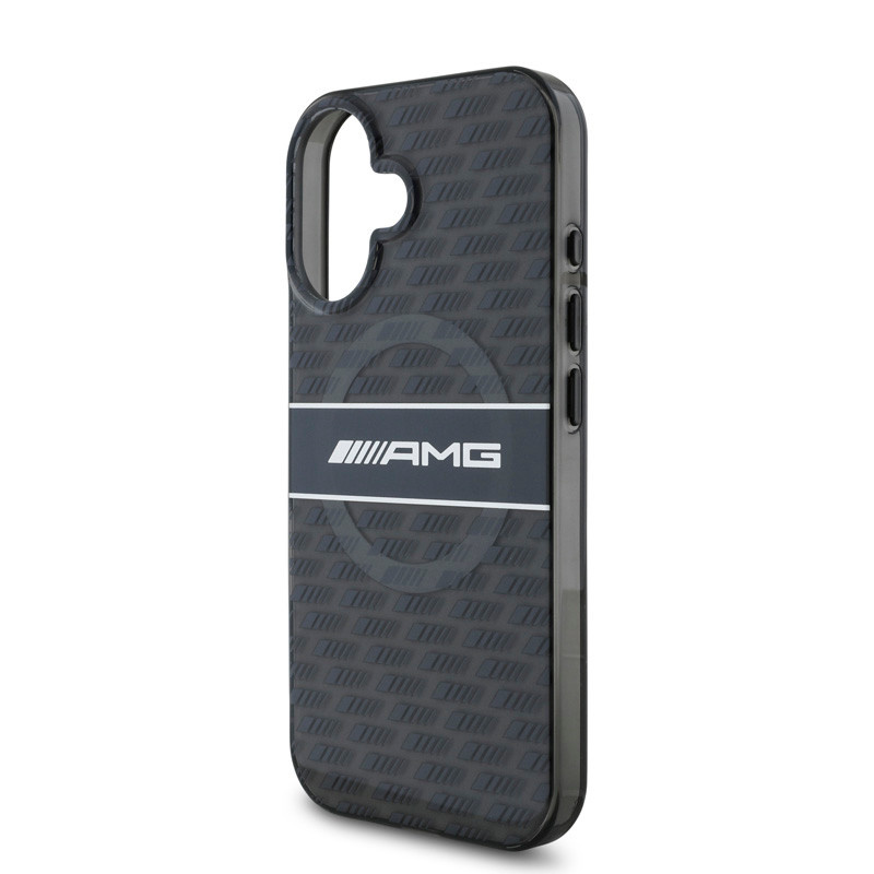 AMG AMG iPhone 16 Backcover hoesje - Double layer - Magsafe - Transparant, foto 5 van 6