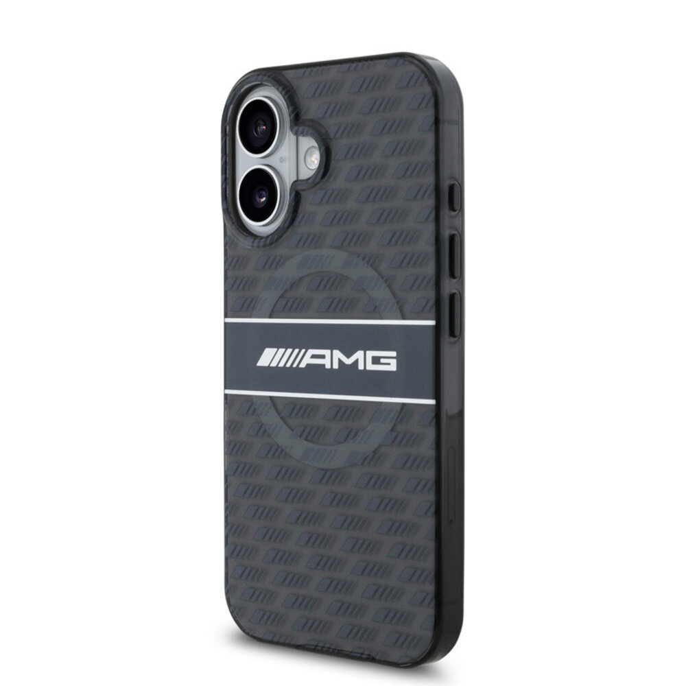AMG AMG iPhone 16 Back cover case - Double layer - Magsafe - Transparent AMG AMG iPhone 16 Back cover case - Double layer - Magsafe - Transparent