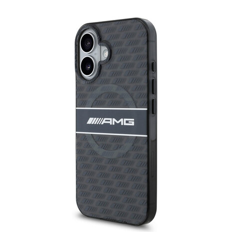 AMG AMG iPhone 16 Back cover case - Double layer - Magsafe - Transparent AMG AMG iPhone 16 Back cover case - Double layer - Magsafe - Transparent