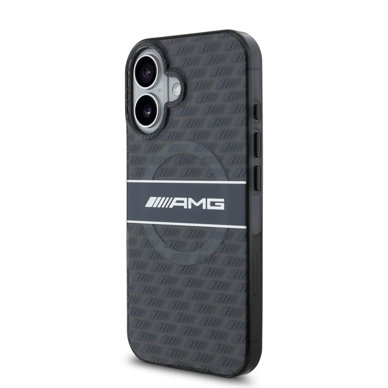 AMG AMG iPhone 16 Backcover hoesje - Double layer - Magsafe - Transparant, foto 2 van 6