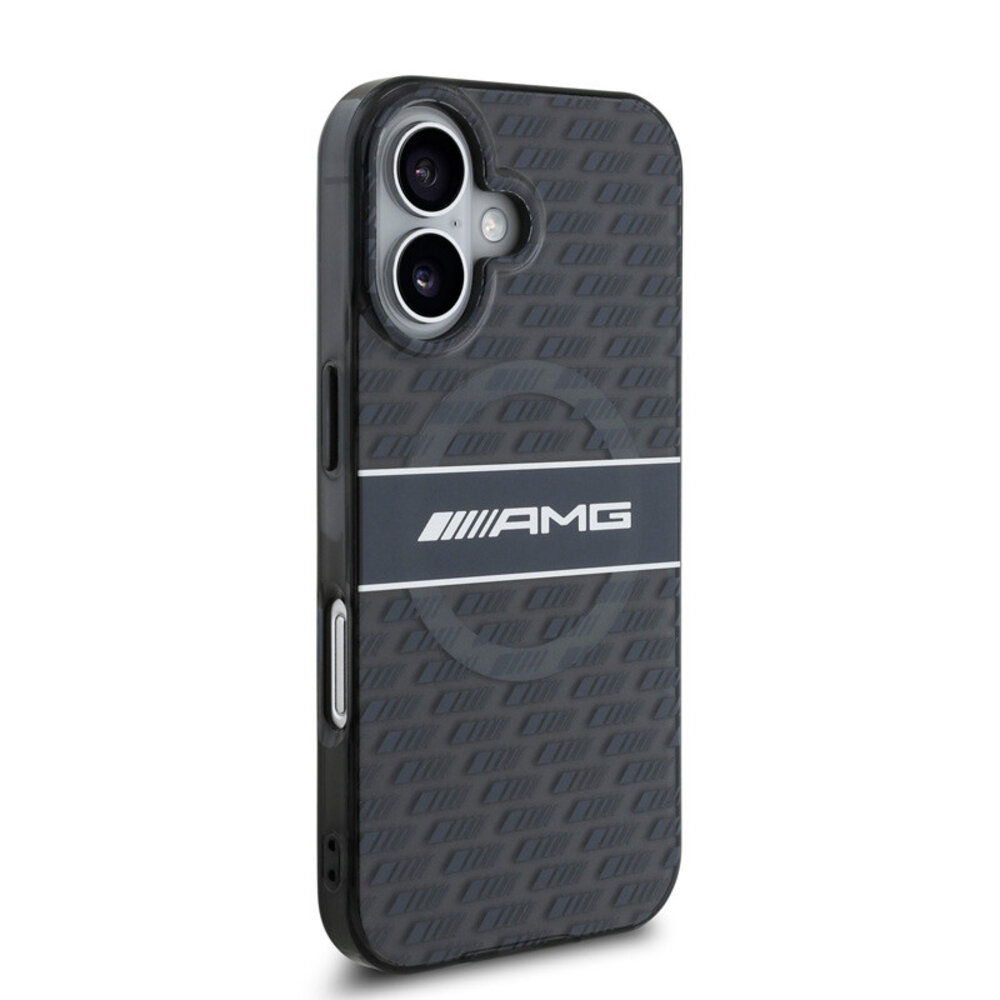 AMG AMG iPhone 16 Back cover case - Double layer - Magsafe - Transparent AMG AMG iPhone 16 Back cover case - Double layer - Magsafe - Transparent