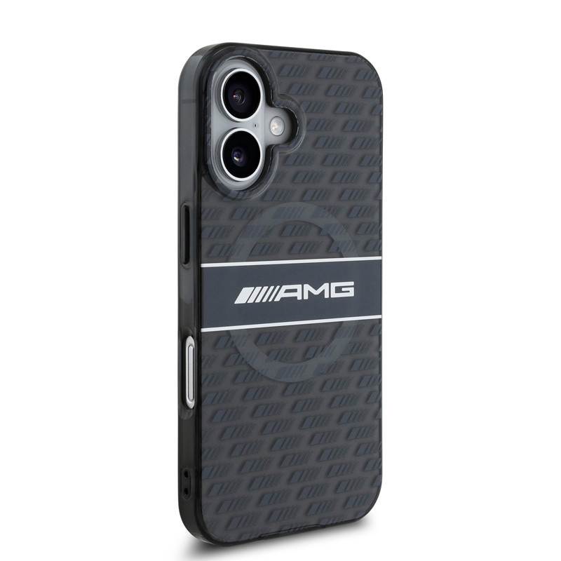 AMG AMG iPhone 16 Backcover hoesje - Double layer - Magsafe - Transparant, foto 4 van 6