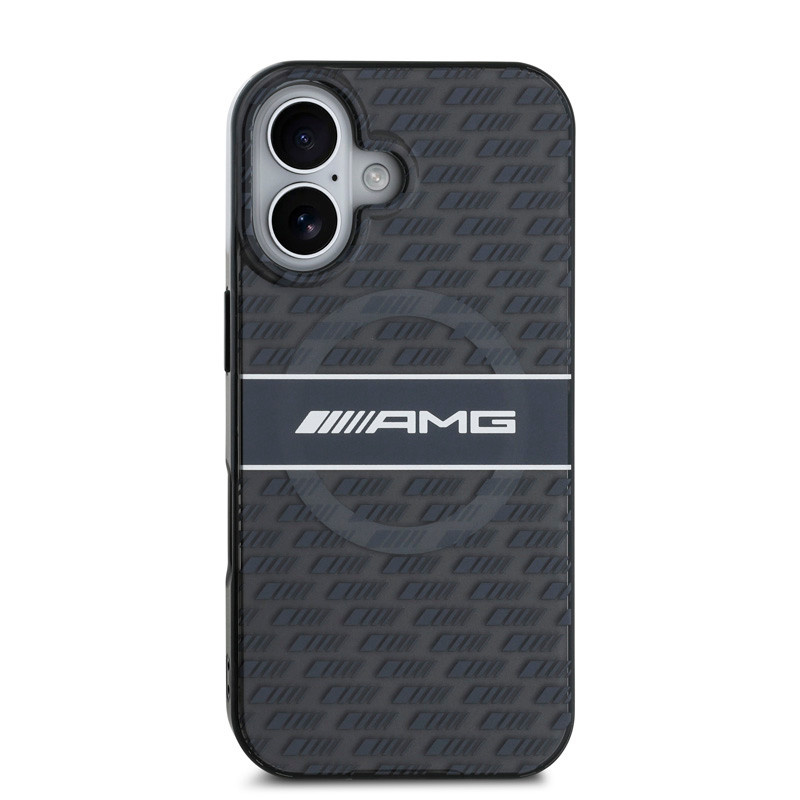 AMG AMG iPhone 16 Backcover hoesje - Double layer - Magsafe - Transparant, foto 3 van 6
