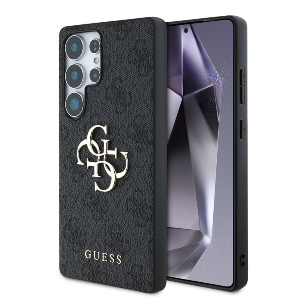 Guess Guess Galaxy S25 Ultra Back cover case - 4G PU Big Logo - Black Guess Guess Galaxy S25 Ultra Back cover case - 4G PU Big Logo - Black