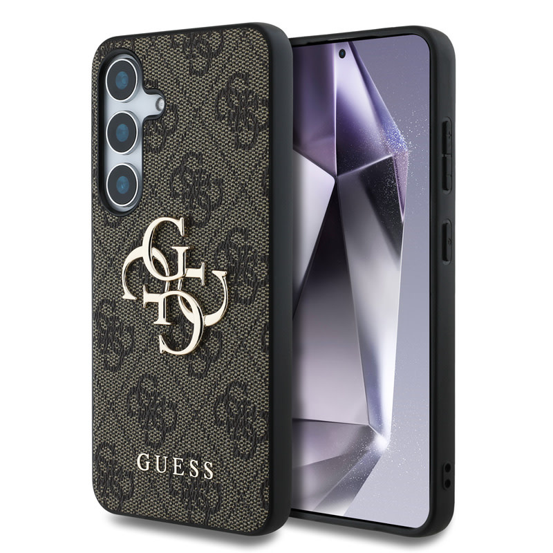 Guess Guess Galaxy S25 Plus Backcover hoesje - 4G PU Big Logo - Bruin