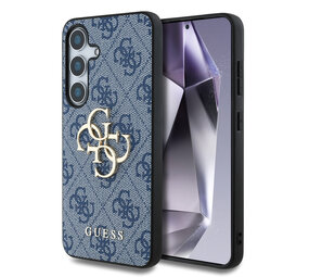 Guess Guess Galaxy S25 Back cover coque - 4G PU Big Logo - Bleu Guess Guess Galaxy S25 Back cover coque - 4G PU Big Logo - Bleu